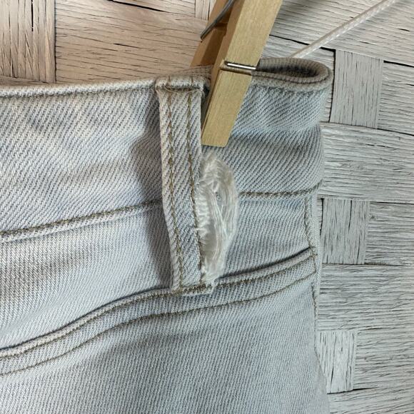 Ava & Viv Womens Shorts Cutoff high rise Midi Light Wash Pockets Western Plus Sz - Picture 5 of 13